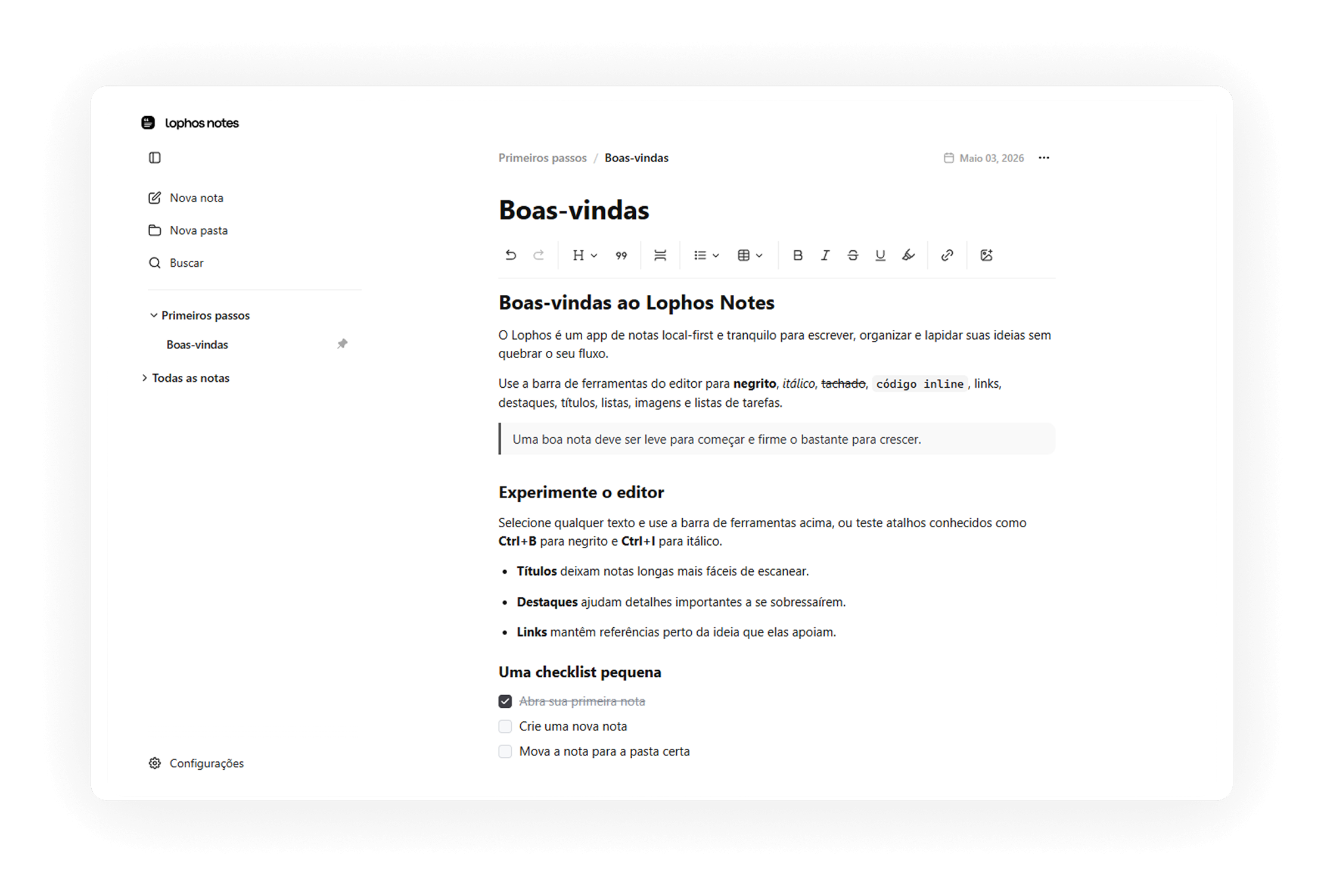 Lophos Notes preview 1